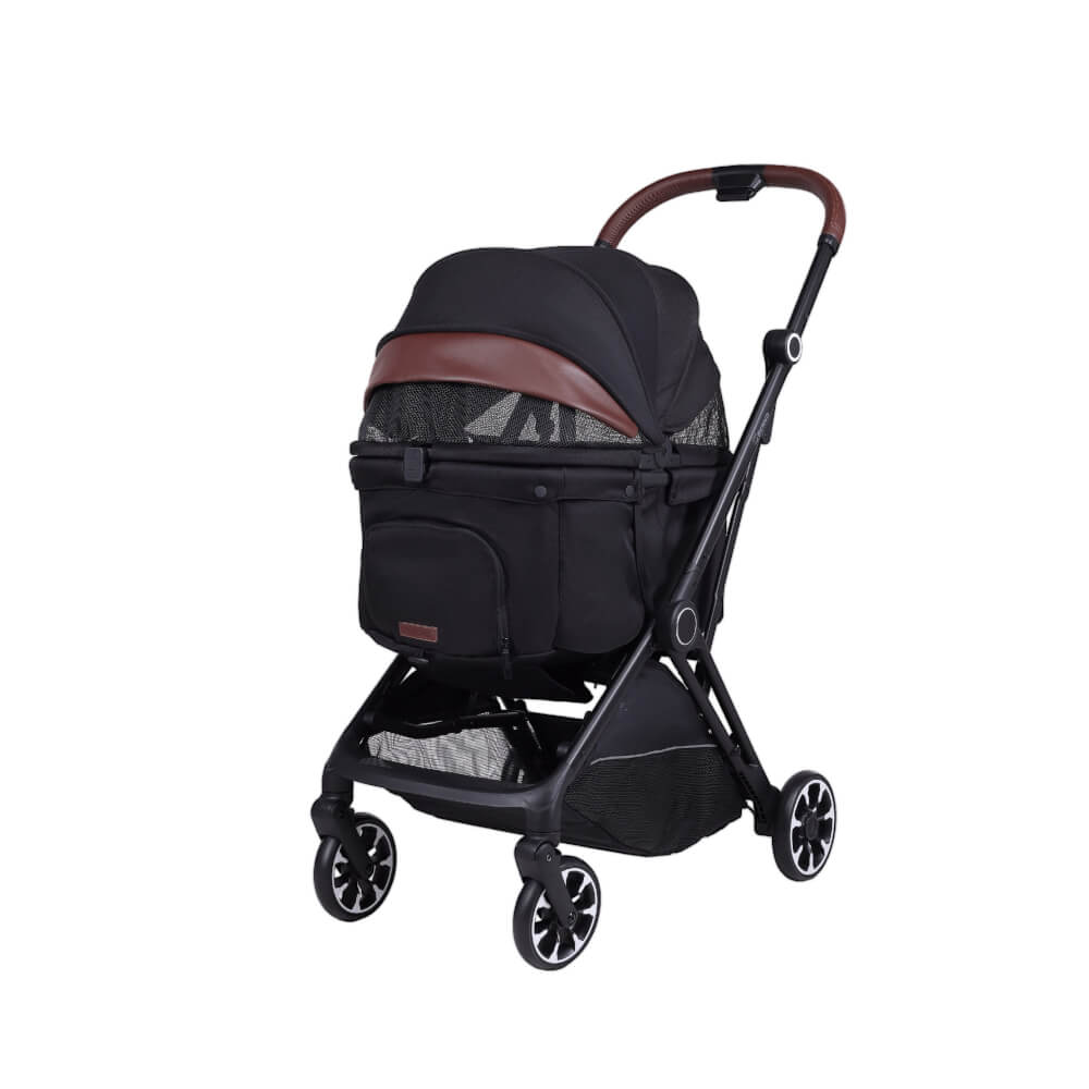 รถเข็นสัตว์เลี้ยง พับอัตโนมัติ BERND Proud Pet Auto Fold - Onyx Black_0